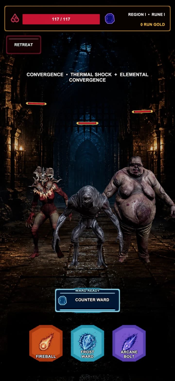 Zentrilio portrait dungeon combat against magical creatures
