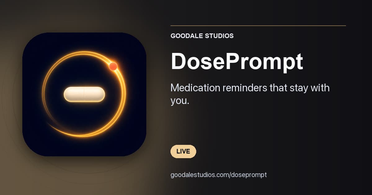 DosePrompt product guide artwork