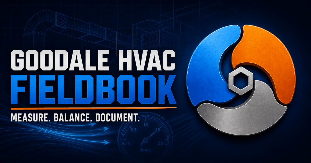 Goodale HVAC Fieldbook product guide artwork